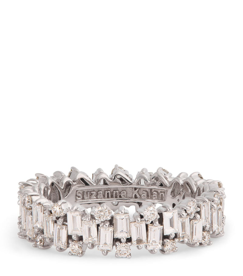 Suzanne Kalan white gold diamond eternity ring - British product