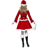 Smiffys Miss Santa costume with muff, UK version
