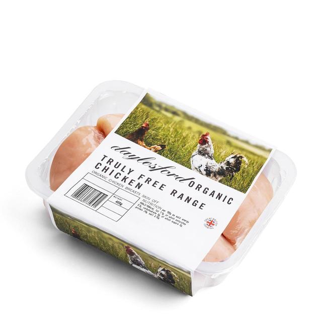 Daylesford 4 Organic Chicken Breasts   Typically: 800g