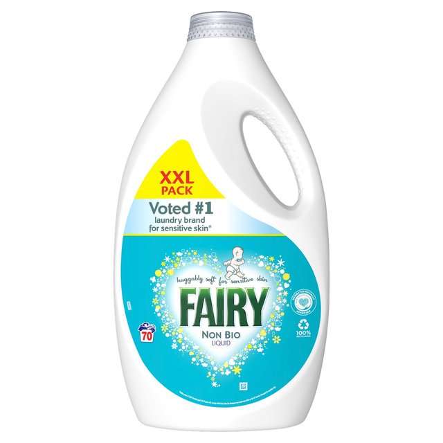 Fairy Non Bio Washing Liquid for Sensitive Skin 70 Washes   2.45L GOODS M&S   