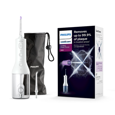 Holland & Barrett Philips Sonicare Cordless Power Flosser 3000 White- Buy online at McGrocer