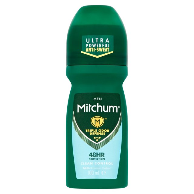 Mitchum Men Clean Control Roll On Deodorant   100ml