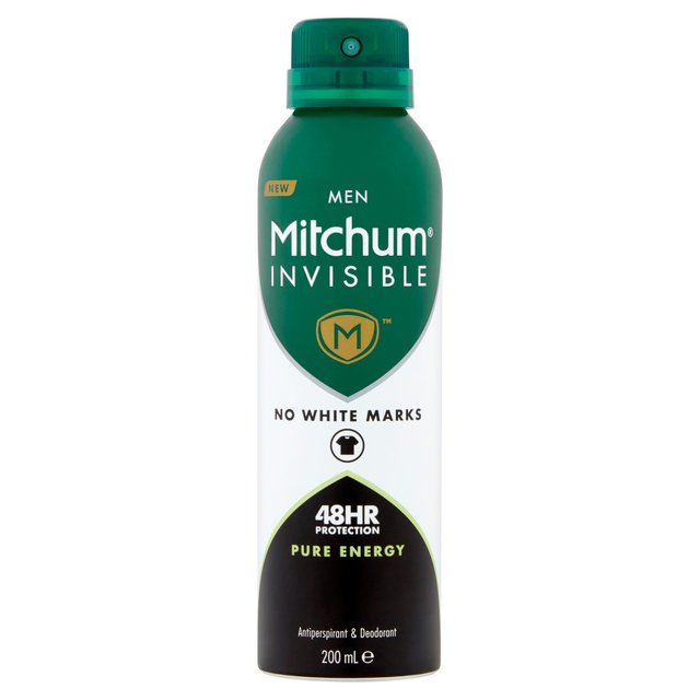 Mitchum Men Invisible Pure Energy Aerosol   200ml GOODS M&S   