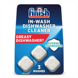 Finish In-Wash Dishwasher Machine Cleaner Tablets   3 per pack GOODS M&S   