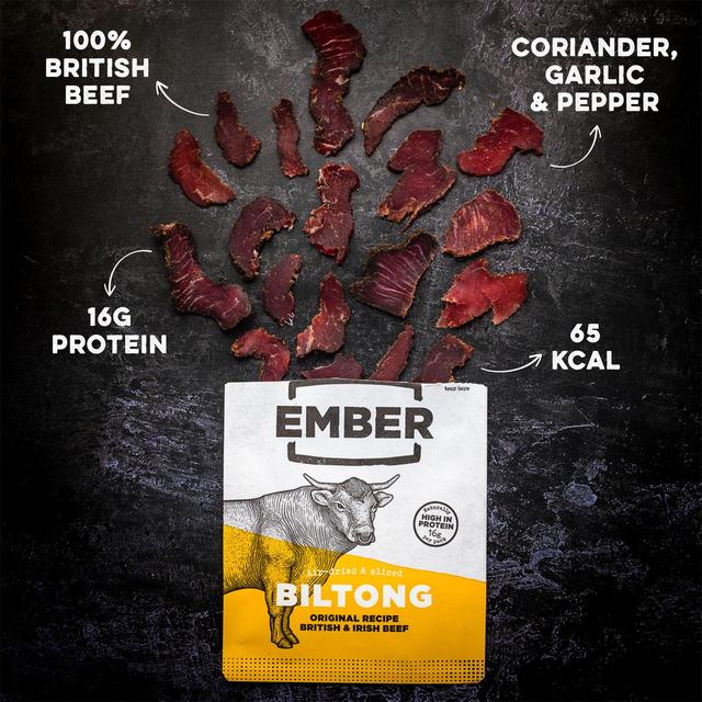 Ember Snacks Original Flavour Beef Biltong   25g GOODS M&S   