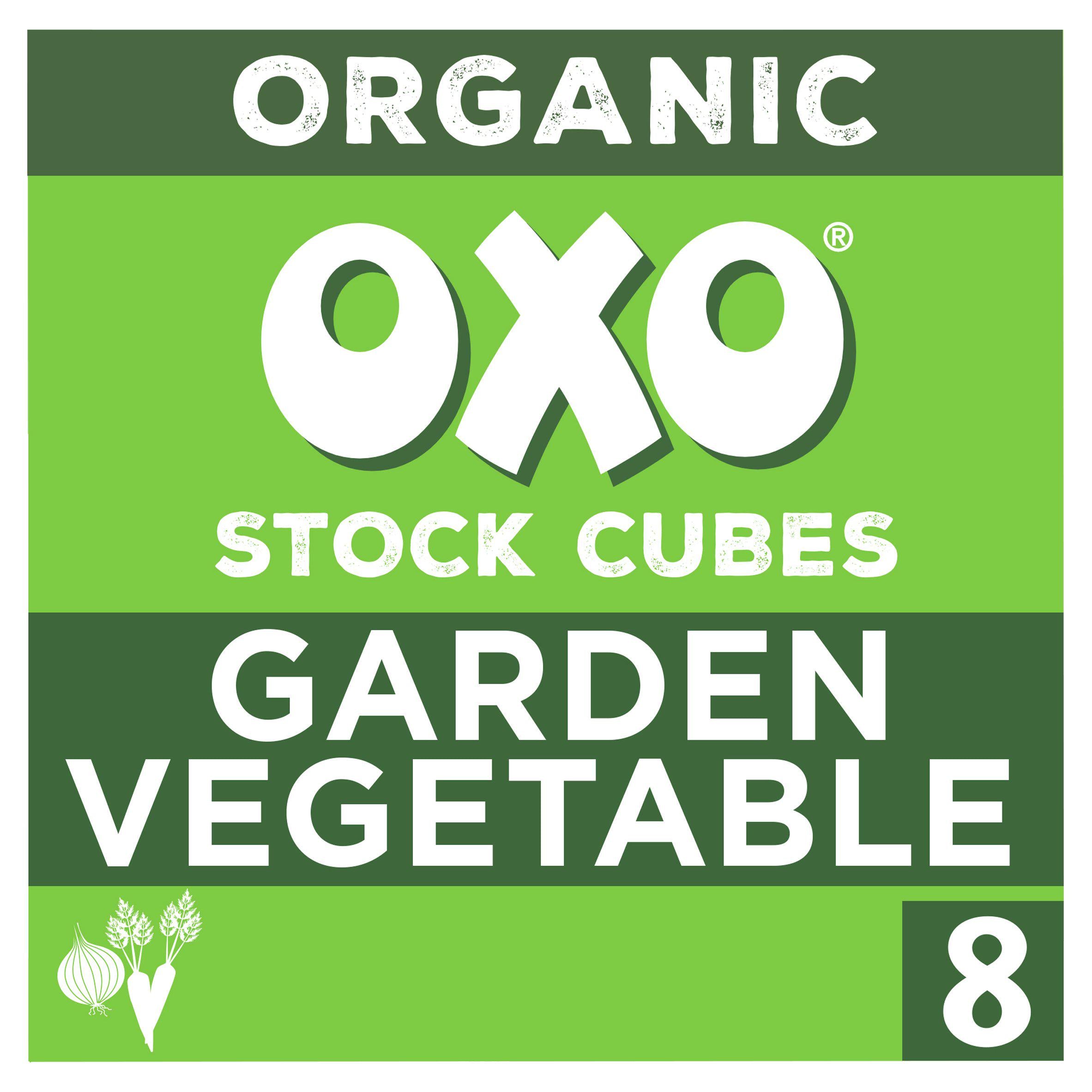 Oxo 8 Organic Garden Vegetable Stock Cubes 80g GOODS Sainsburys   