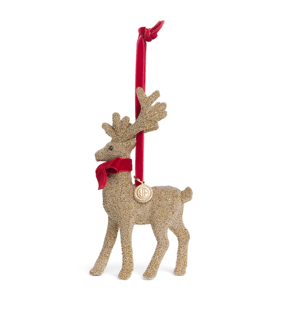 Harrods microbead reindeer ornament, UK version