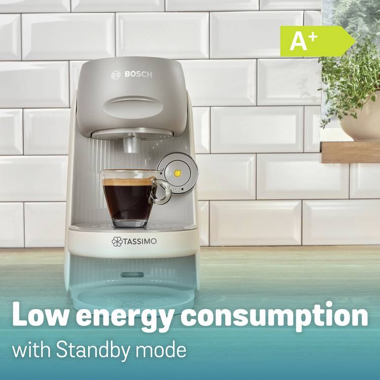 Tassimo Finesse pod coffee machine in cream (British brand)