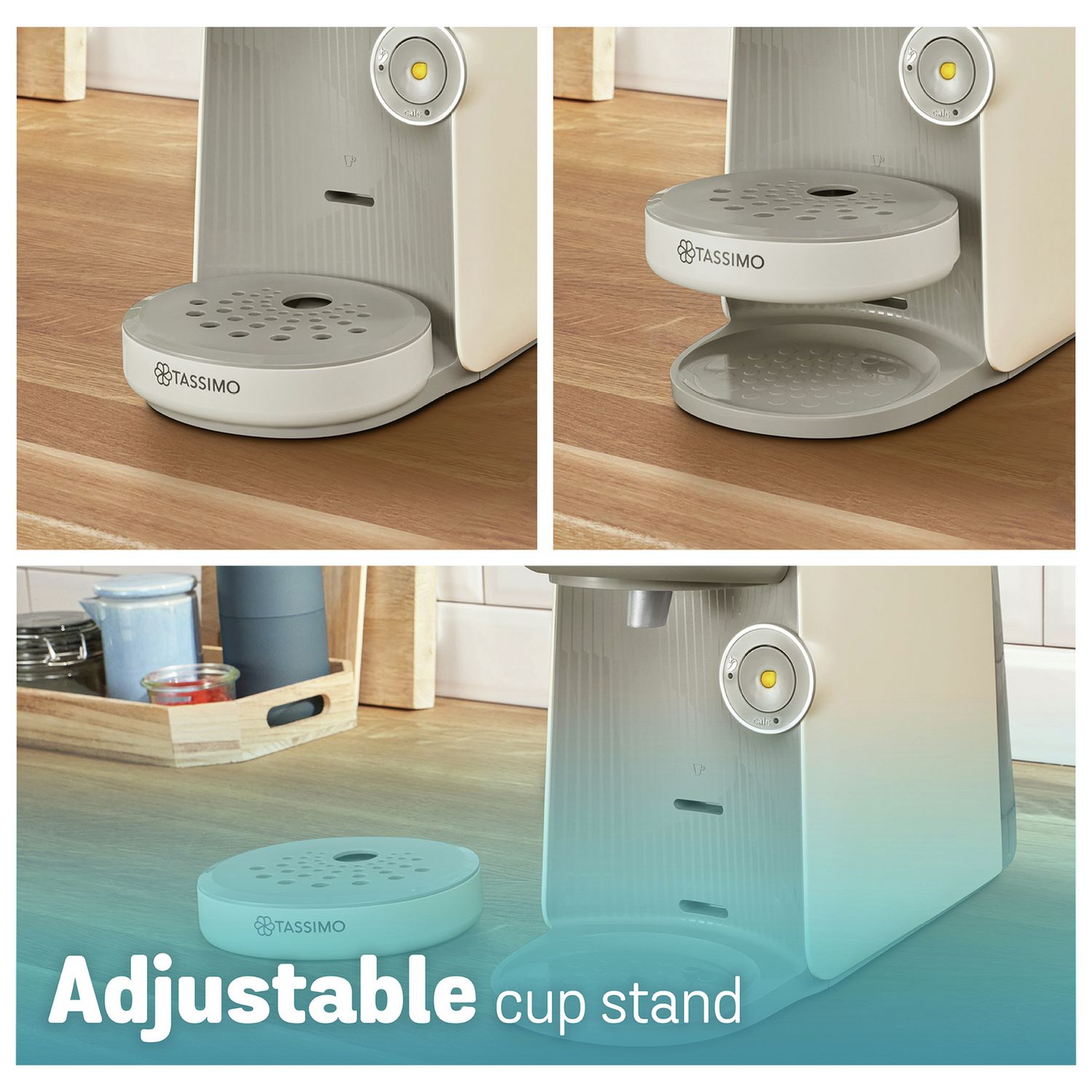 Tassimo Finesse pod coffee machine in cream (British brand)