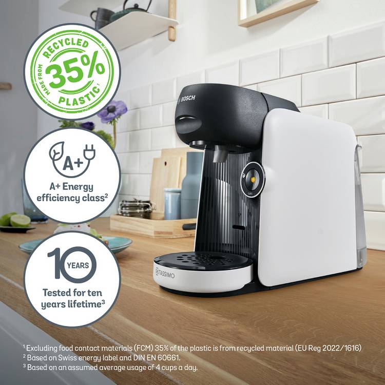 Tassimo pod coffee machine white, UK version