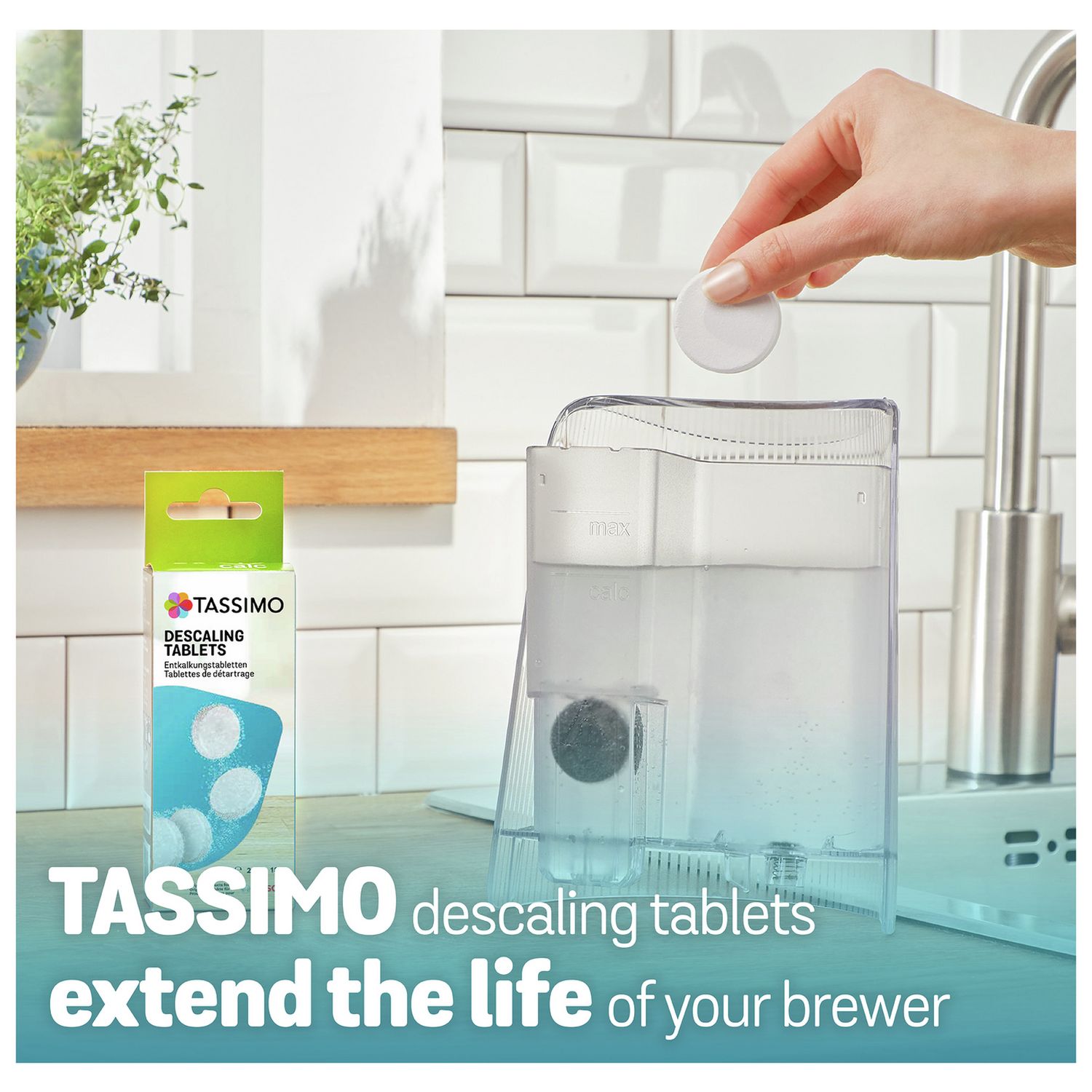 Tassimo pod coffee machine white, UK version