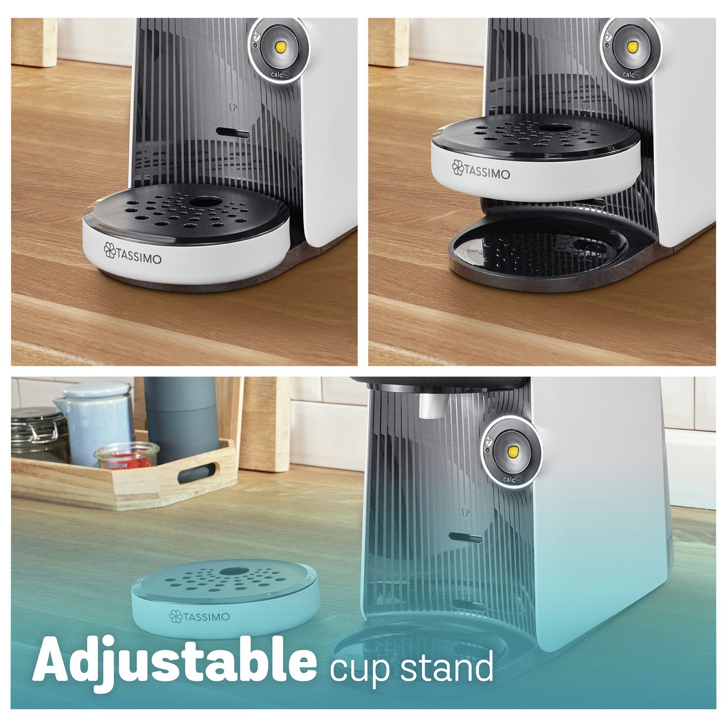 Tassimo pod coffee machine white, UK version