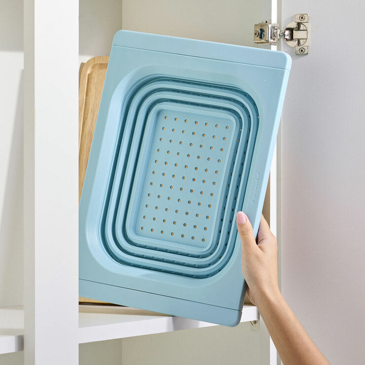 KitchenAid zusammenklappbarer Seiher in zwei Farben – britisches Produkt