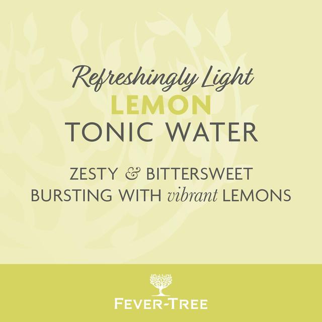 Fever-Tree Refreshingly Light Lemon Tonic Water   500ml GOODS M&S   