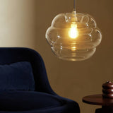 Habitat clear glass honeycomb lampshade 25cm, UK version