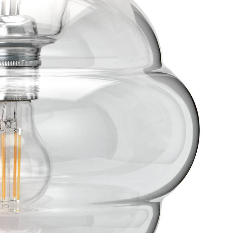 Habitat clear glass honeycomb lampshade 25cm, UK version
