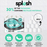 Splesh quilted white toilet rolls 60 pack, UK version