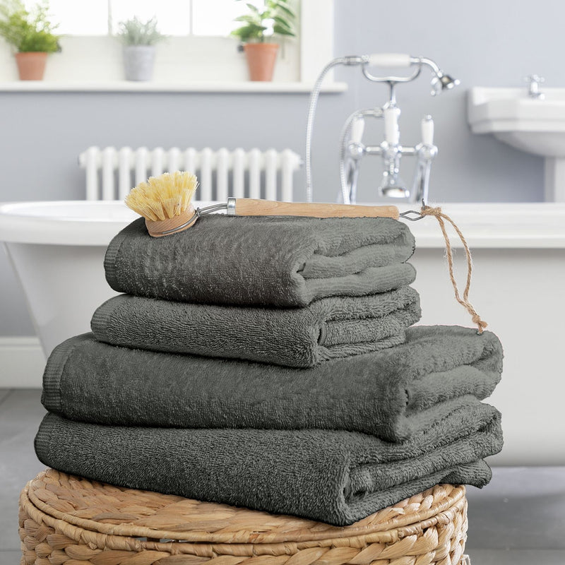 Habitat Supersoft 4 Piece Towel Bale - Slate