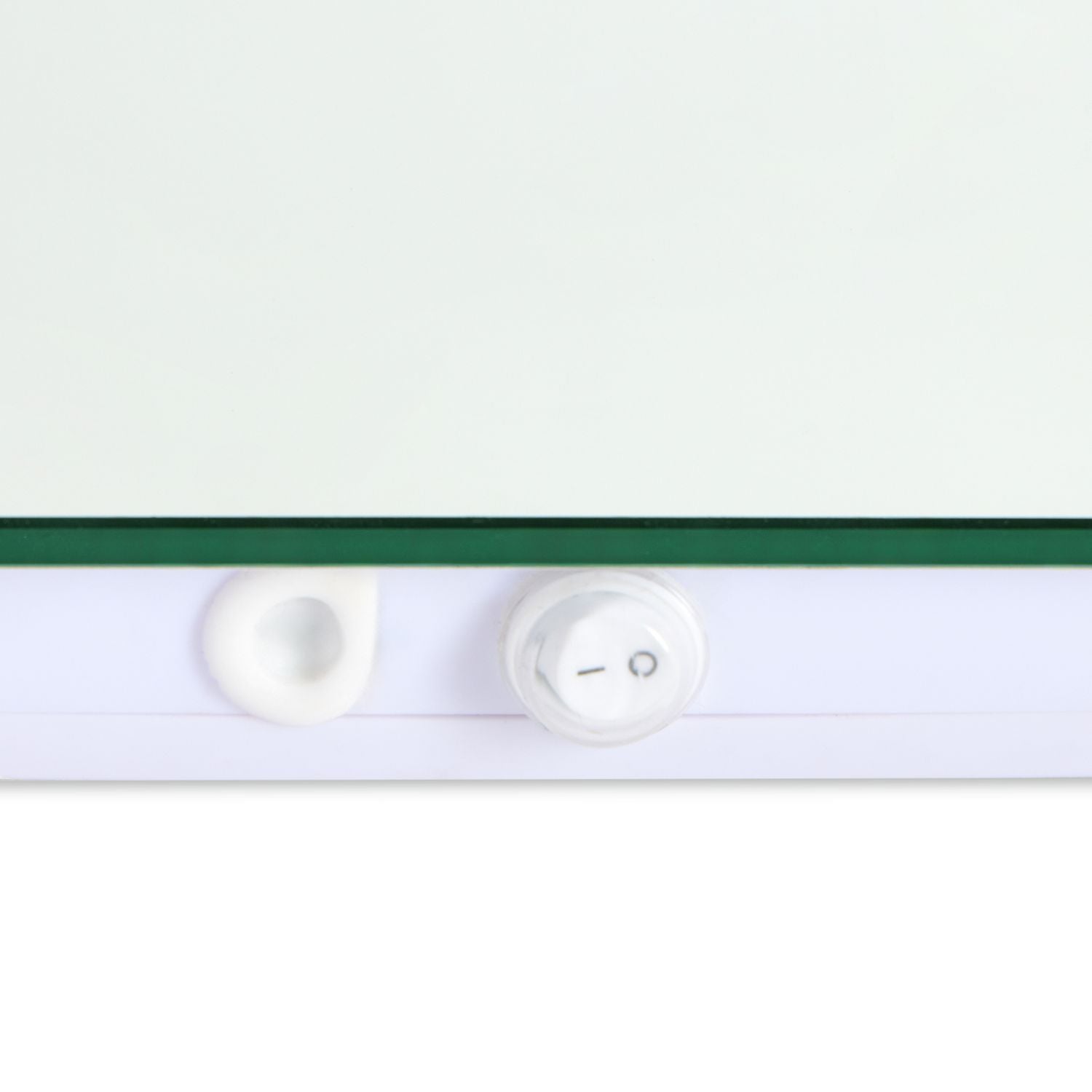 Argos Home bathroom mirror LED battery powered white 50x39cm, UK version