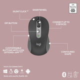 Logitech MK950 Signature Slim keyboard and mouse Graphite, UK version