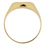 Revere signet ring 9ct gold onyx stripe (British brand)