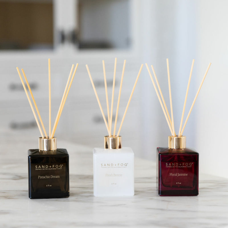 Sand & Fog 3-pack reed diffuser set home fragrance 180ml (British brand)