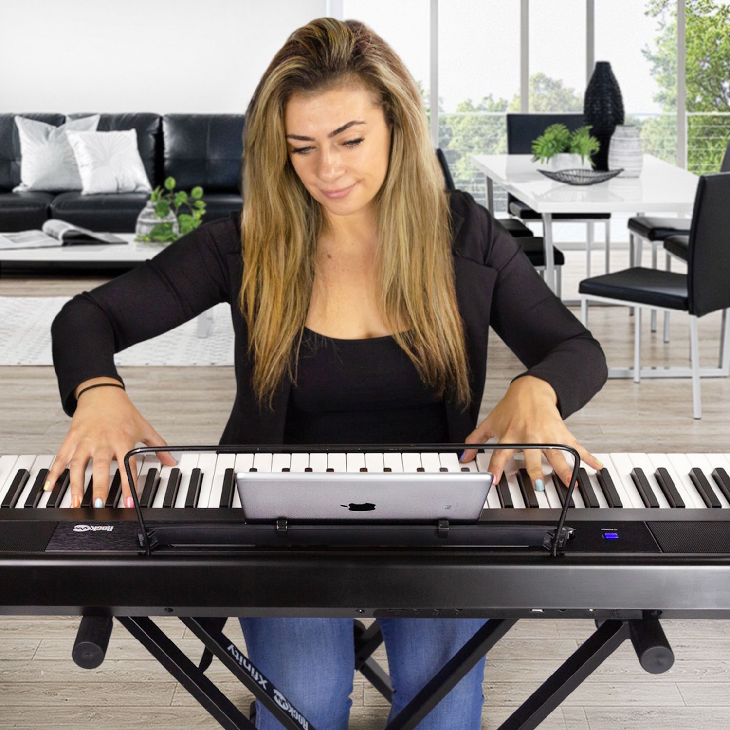 RockJam RJ88DP 88-note digital piano weighted keys (British brand)