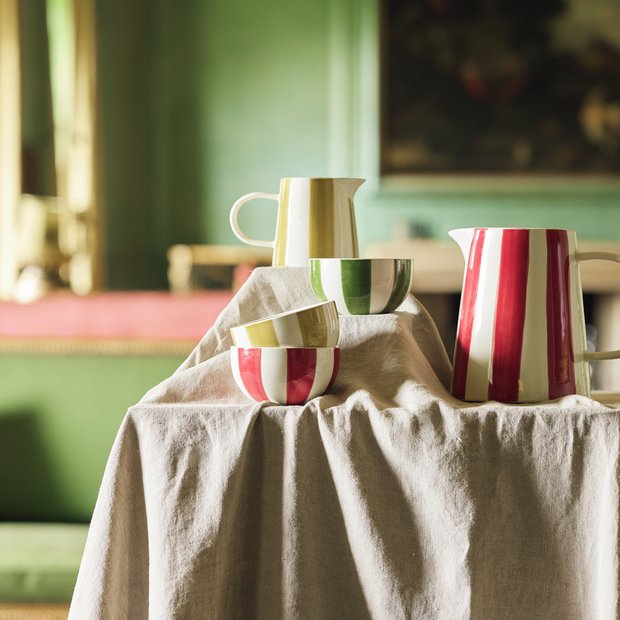 Habitat Sanderson National Trust stripe nibble bowls set of 3 (British brand)