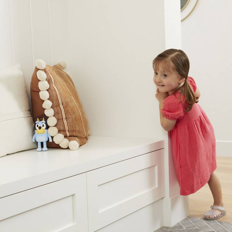 Bluey Hide & Seek interactive game figure, imported from the UK
