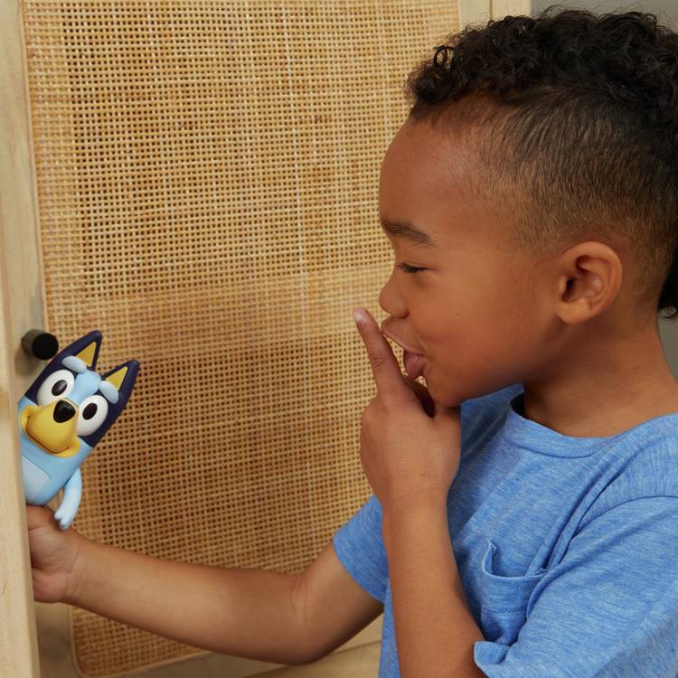 Bluey Hide & Seek interactive game figure, imported from the UK