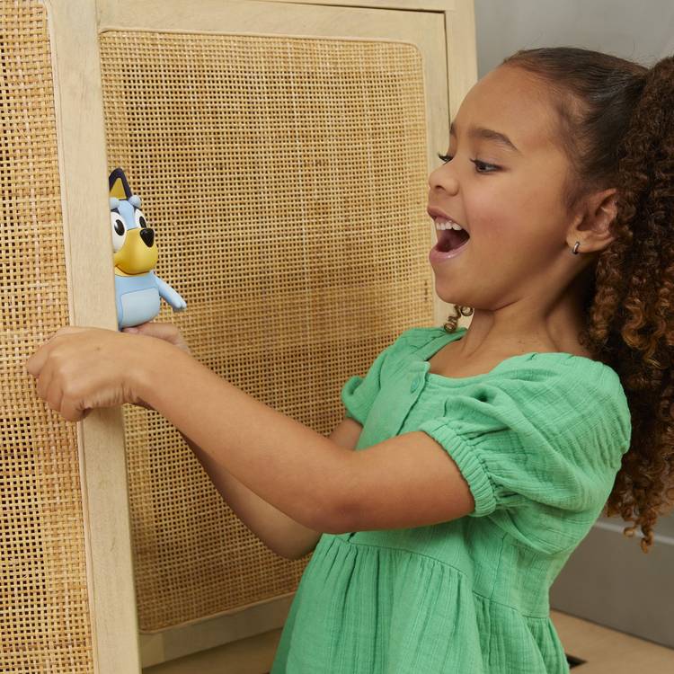 Bluey Hide & Seek interactive game figure, imported from the UK