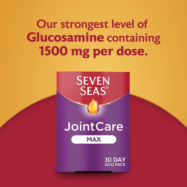 Seven Seas JointCare Max Glucosamine 1500mg 30 Day Duo Pack   60 per pack GOODS M&S   