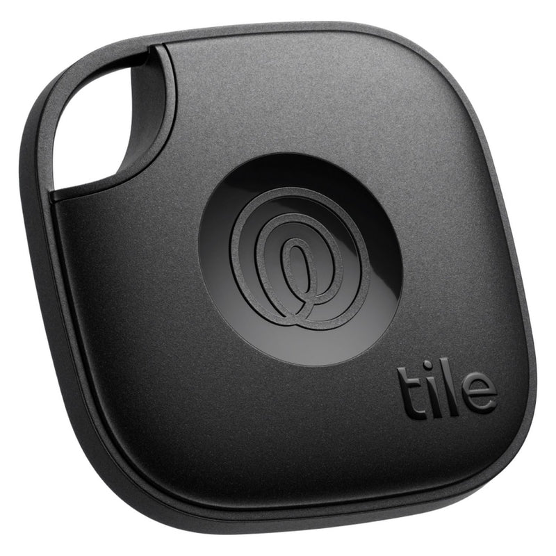 Tile Mate Black Bluetooth tracker, imported from the UK