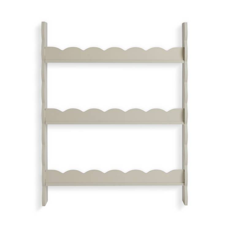 Habitat wavy grey wall storage shelf - British product