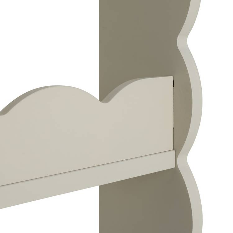 Habitat wavy grey wall storage shelf - British product