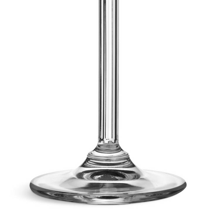Habitat Optic Ribbed Champagne Flutes Set of 4, imported from the UK