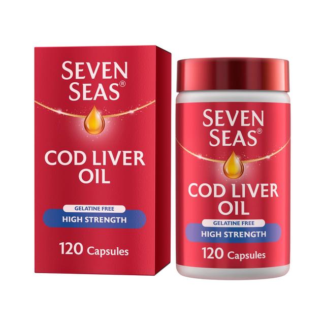 Seven Seas High Strength Cod Liver Oil   120 per pack GOODS M&S   