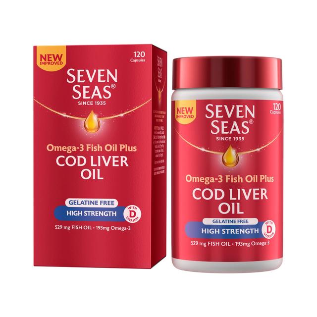 Seven Seas High Strength Cod Liver Oil   120 per pack GOODS M&S   