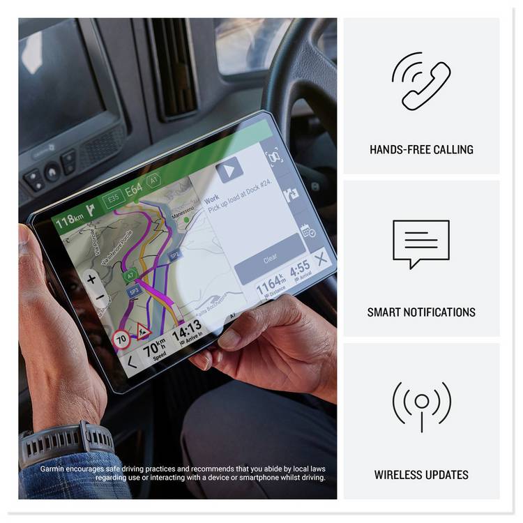 Garmin dezl LGV720 truck sat nav 7-inch (British brand)