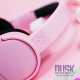 STEALTH PANTHER gaming headset in soft pink wired, UK version