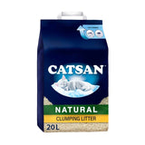 Catsan Natural 100% Biodegradable Clumping Odour Control Cat Litter    20L GOODS M&S   