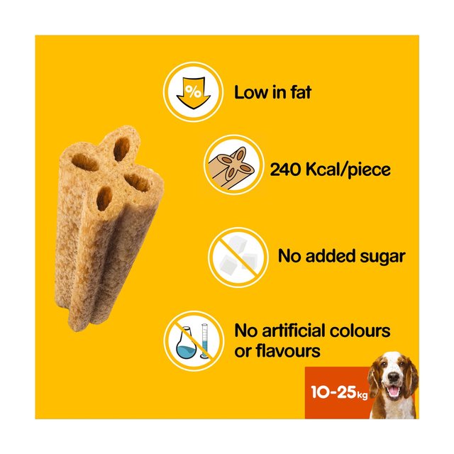 Pedigree Dentastix Advanced Medium Dog Treat Chicken Dental Chew   80g GOODS M&S   