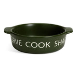 Habitat stoneware tapas dishes black khaki set - British product