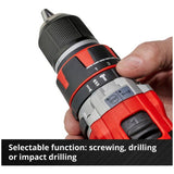 Einhell Power X-Change combi drill 18V - British product