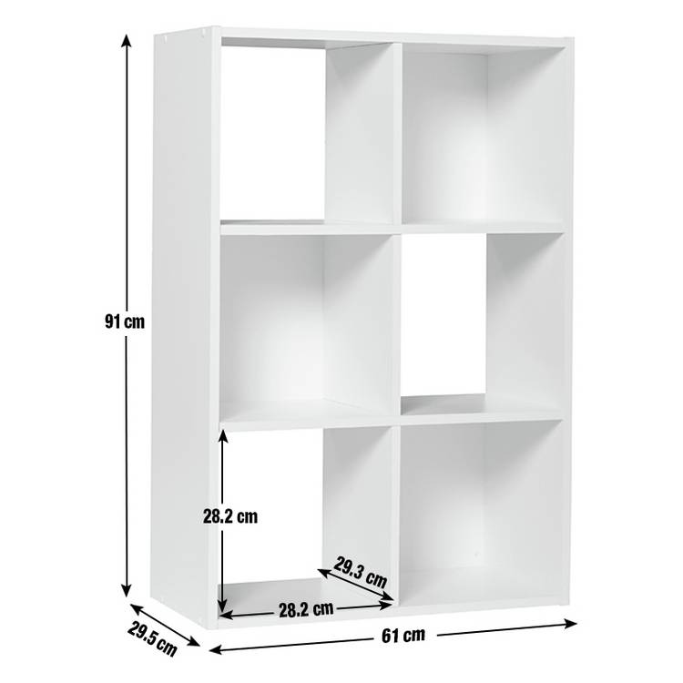 Argos Home 6 Cube Storage Unit in Grey, UK version