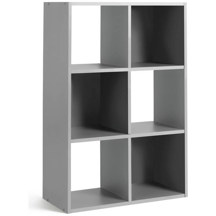 Argos Home 6 Cube Storage Unit in Grey, UK version
