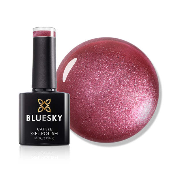 Bluesky Rose Quartz cat eye gel polish 10ml, imported from the UK