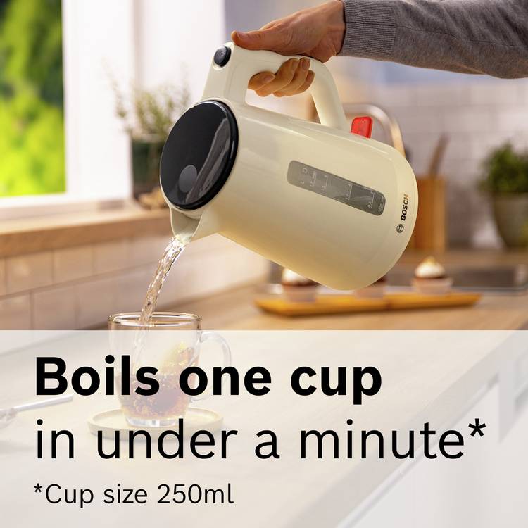 Bosch MyMoment kettle cream 1.7L (British brand)