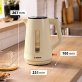 Bosch MyMoment kettle cream 1.7L (British brand)