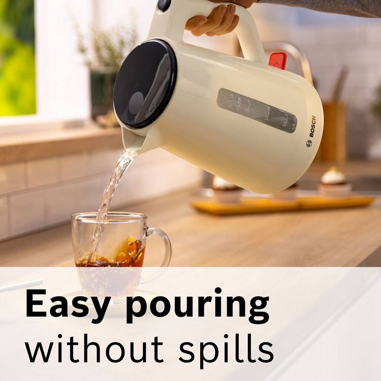 Bosch MyMoment kettle cream 1.7L (British brand)